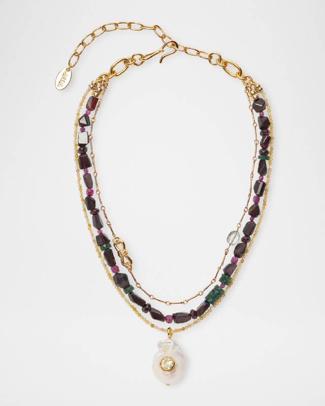 Athena Necklace In Midnight